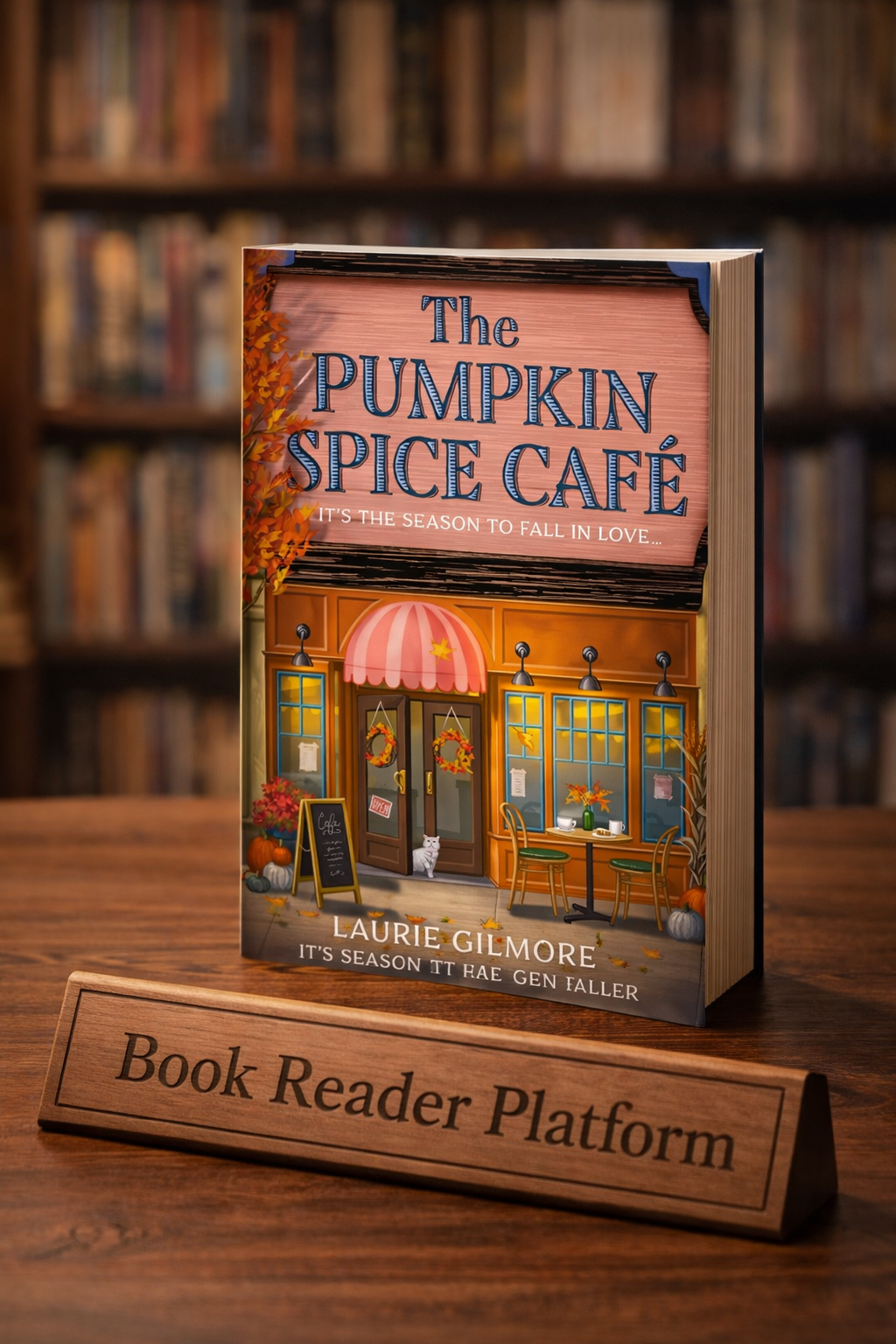 Dream Harbor Series: Pumpkin Spice Café + Cinnamon Bun Bookstore + Christmas Tree Farm by Laurie Gilmore - Image 2