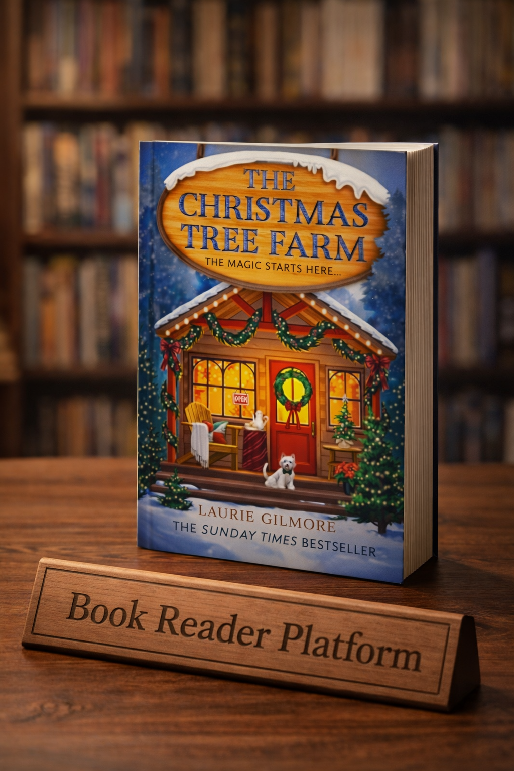 Dream Harbor Series: Pumpkin Spice Café + Cinnamon Bun Bookstore + Christmas Tree Farm by Laurie Gilmore - Image 3