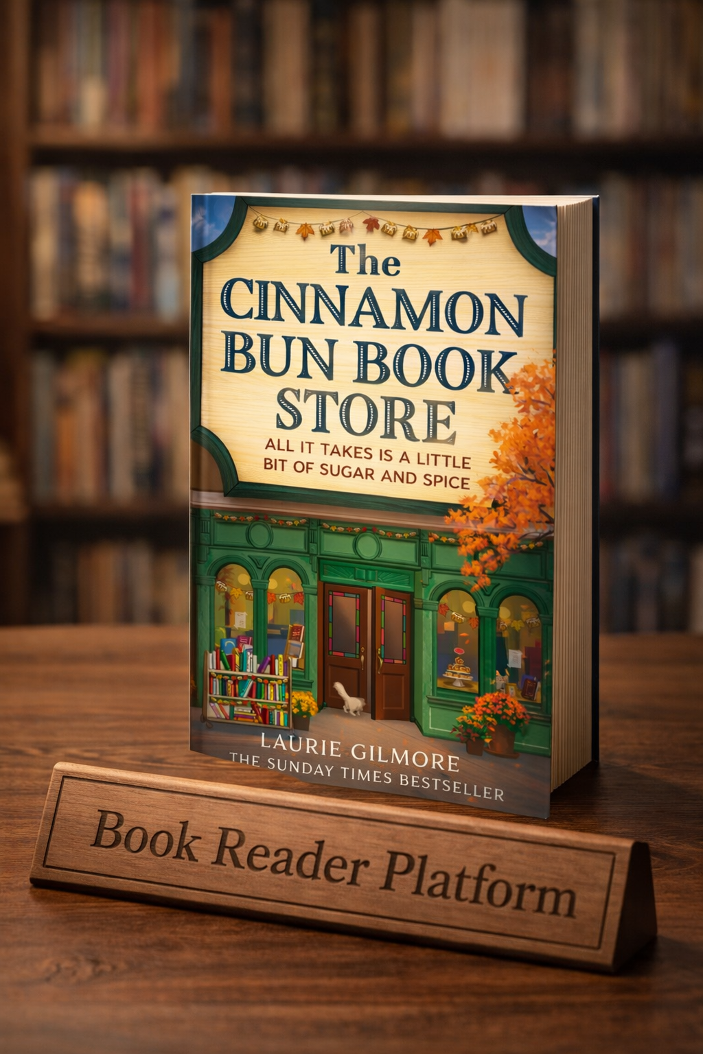 Dream Harbor Series: Pumpkin Spice Café + Cinnamon Bun Bookstore + Christmas Tree Farm by Laurie Gilmore - Image 4